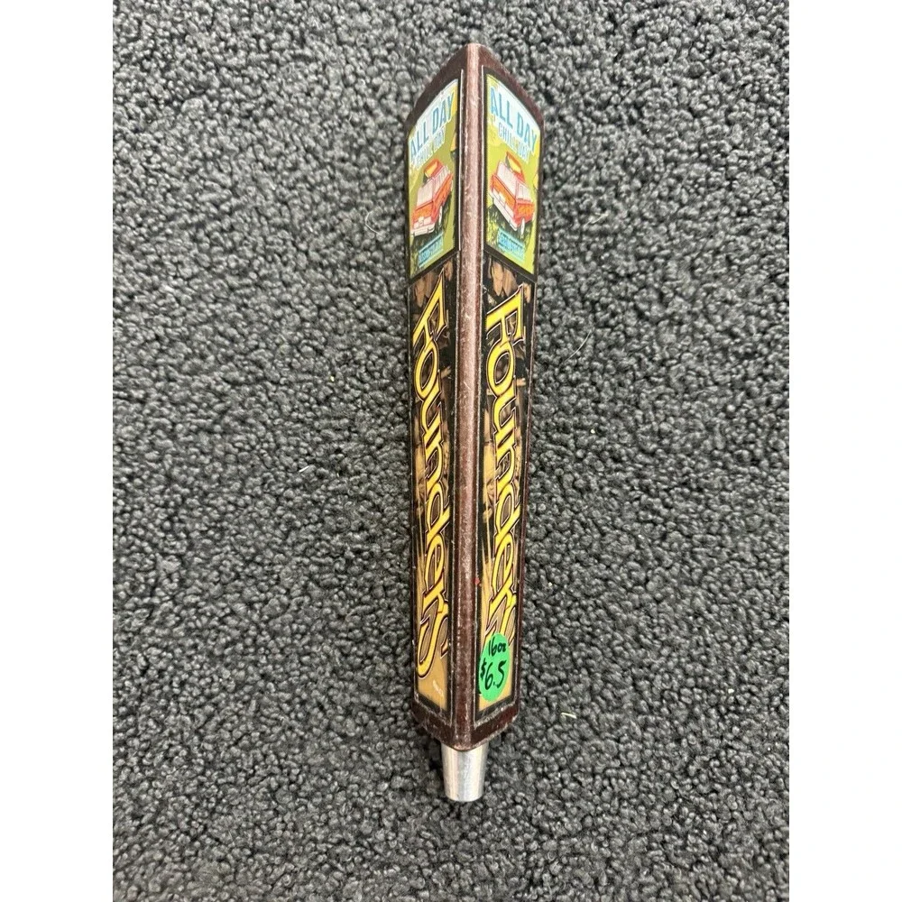 VTGFounders All Day Chill Day Ipa  3 Sided Tap Handle. 10 Inches. Man Cave